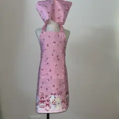 子供エプロン　三角巾セット　ハンドメイド