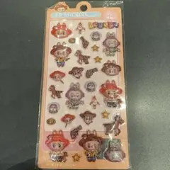 ラブブ トイストーリー 3Dステッカー シート ボンボンドロップシール