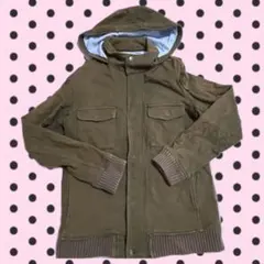 平成ギャル パンクグランジy2k ミリタリージャケット コアarchiveカーキ