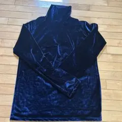 MISTER GENTLEMAN ダークブルー タートルネック L