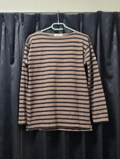 【relume】　ボーダーカットソー　 ブラウン×ブラック