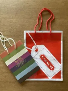 COACHコーチ　ショップ袋2枚セット
