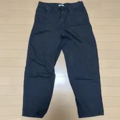 ユニクロu ワイドフィットカラージーンズ　ブルー