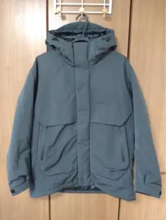 ユニクロ＋J　ハイブリッドダウンオーバーサイズパーカー　ダークグリーン　Мサイズ