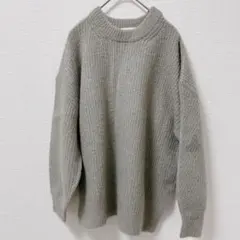 【F】earth アース　レディース　トップス　ニット　セーター　無地　美品　春のサムネイル