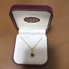 ブラックオパール SILVER925 ネックレス Bentine Gems