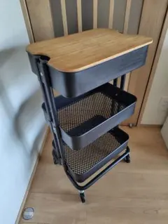 IKEA MOLGER(モルゲル) 木製ワゴン 廃盤品 - メルカリ