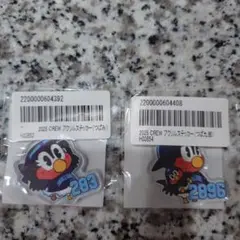 つば九郎　つばみ　ヤクルトスワローズ2025 CREW アクリルステッカー