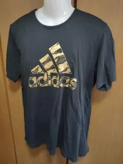 adidas　ゴールド　カットソー　ビッグサイズ