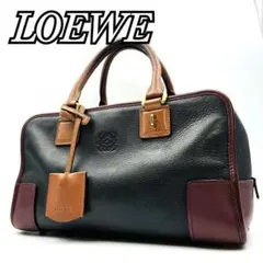 LOEWE ロエベ アマソナ28 アナグラム ハンドバッグ レザー トリコロールのサムネイル