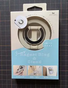 開封のみ モッテル MOTTERU 両面マグネットスマホリング ス
