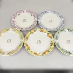 サンリオ　Hello Kitty 陶器皿５枚セット