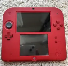 Nintendo 2DS レッド 本体と付属品