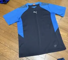 PUMA 半袖スポーツTシャツ 160サイズ 青/黒