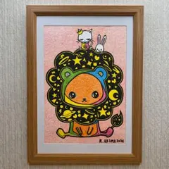 原画一点物】「さよならの続き」猫の絵 絵画 原画 絵 動物画 ポップ