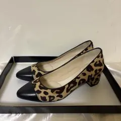 COLE HAAN ヒョウ柄 ヒール　24.5