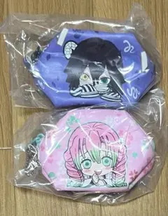 鬼滅の刃 ぽーちこれくしょん 伊黒小芭内 甘露寺蜜璃 ガチャガチャ 2個セット