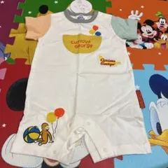 ジョージ　半袖　ロンパース　カバーオール　80cm