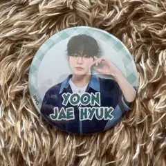 treasure ジェヒョク 缶バッジ はぴだんぶい カフェ