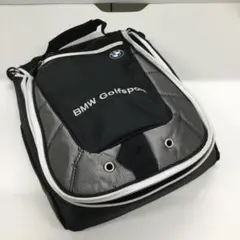 【BMWGolfsport】ゴルフ　シューズバッグ　ブラック/シルバーのサムネイル