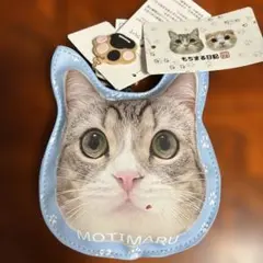 もちまる日記 猫型 ミニポーチ パスケースのサムネイル