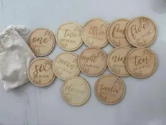 月齢カード　マンスリープレート