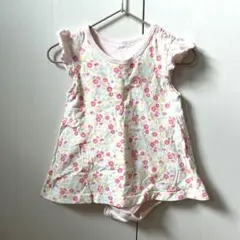 花柄フリル付き　ミッフィ70サイズ　女の子ロンパース　赤ちゃん本舗　ミッフィ