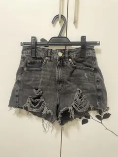 GARAGE DENIM ダメージデニムショートパンツ 01 25