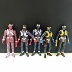 仮面ライダー響鬼　カプセルソフビコレクション　全5種セット