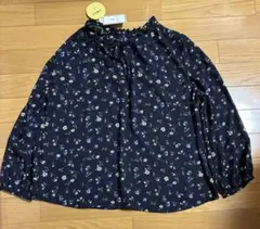 ROPE' PICNIC シフォン 2WAY 花柄ブラウス 長袖 フリルネック