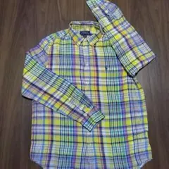 【値下げ】Polo Ralph Lauren マドラスチェック柄 リネン シャツ