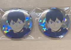 ハイキュー トレーディングホログラム缶バッジ OneFineDay 影山飛雄