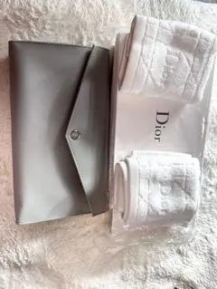 「新品未使用」Dior タオル　クラッチバッグ付き