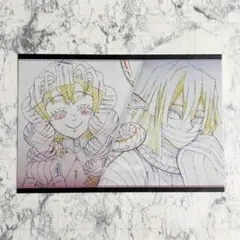 伊黒小芭内　甘露寺蜜璃　おすそ分けポストカード他　　15枚 鬼滅の刃 ダイニング おすそ分けポストカード 甘露寺蜜璃 伊黒小