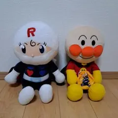アンパンマン ロールパンナ ぬいぐるみ セット ビッグ