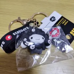 万博 黒ミャクミャク 立体マスコットキーホルダー ブラック シナモロール