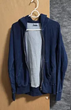 Champion Reverse Weave レディースパーカー S ネイビー