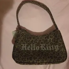 Hello Kitty ヒョウ柄ハンドバッグ