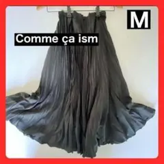 COMME CA ISM-ランダムプリーツロングスカート