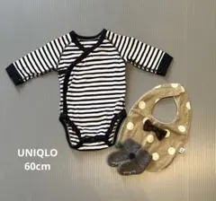 UNIQLO ユニクロ　肌着 60  スタイ　靴下　セット