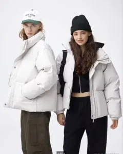 GU ジーユー／ウォームパデッドスタンドブルゾン