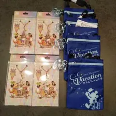 バケパ❤️バッグチャーム4個&チケットホルダー4個