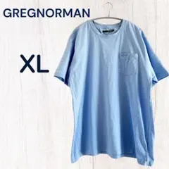 GREG NORMAN XL ライトブルー Tシャツ 半袖