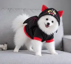 犬用 ハロウィン コスチューム コウモリ 仮装 ブラック