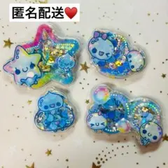 カミオジャパン　ぷくぷくあわわちゃん　スパンコール　カプセルシール　日本　シール