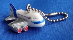 NCA 日本貨物航空 ミニ飛行機 キーホルダー JA8194　チャーム　根付のサムネイル