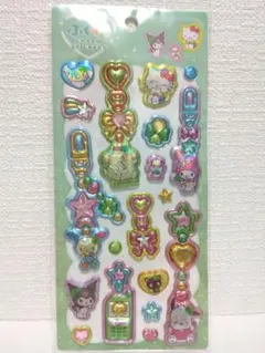 【匿名配送】サンリオキャラクターズぷくキラチャームステッカーズ