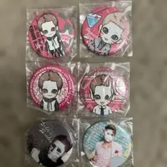 ゴールデンボンバー 樽美酒研二　缶バッジ 6個セット