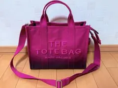 MARC JACOBS　トートバッグ ピンク×ブラックのグラデーション