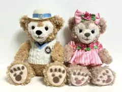ダッフィー&シェリーメイ　スプリングヴォヤッジ　ぬいぐるみペアセット